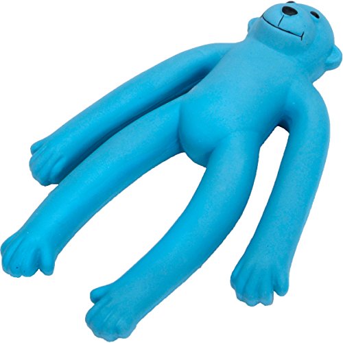 Coastal Rascals Latex Legged Monkey Dog Toy, Blue Lagoon, 11-Inch