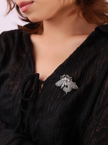 Image of HAQUIL Vintage Butterfly Moth Pins Gothic Hawkmoth Brooch