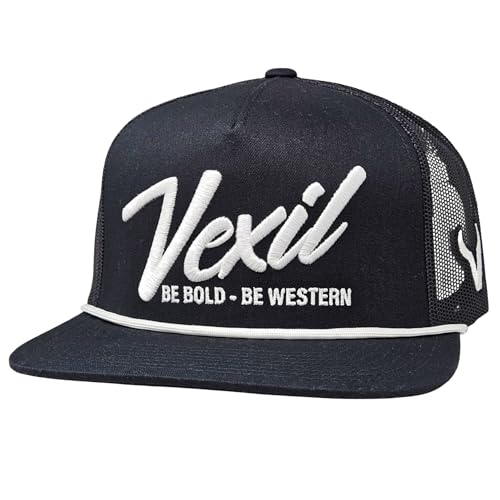 Image of Vexil American Rancher Adjustable Snapback Western Lifestyle Rodeo Southwest Inspired Meshback Hat