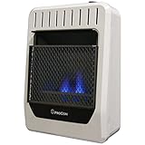 ProCom Heating Natural Gas Vent Free Blue Flame Gas Space Heater - 10,000 BTU, T-Stat Control - Model# MN100TBG