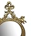 Musanpou Vintage Vanity Makeup Desk Mirror, Antique Traditional Bow Table Mirror, Gold, for Dressing Table, Bedroom, Bathroom, Tabletop