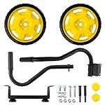 【Fitment】Fit for Champion 2800w-4750w generators produced after January 2013 【Size】Wheels are 8 inches in diameter. Provide two interchangeable handles 【Part Number】Generator Wheel Kit Part#40065. Wheel#100714023-001 【Package】Wheel*2, Handle*2, Suppo...