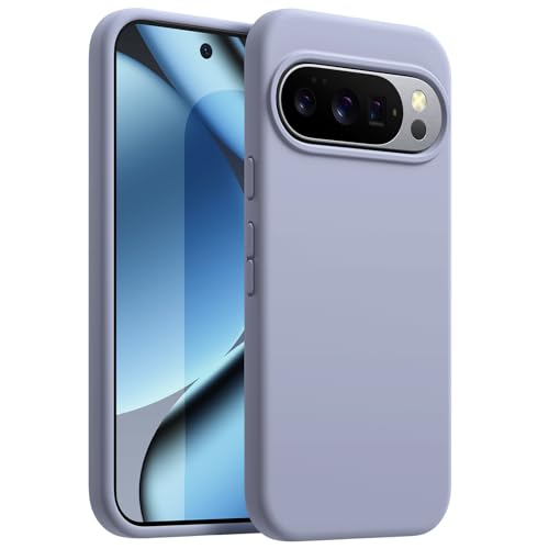 Image of JETech Liquid Silicone Cover Case for Google Pixel 10 /10 Pro 2025, Silky Soft Touch Full-Body Protection, Anti-Scratch Shockproof Phone Cover with Microfiber Lining (Frost)