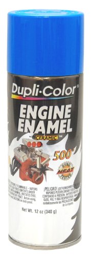 Dupli-Color DE1601 Engine Enamel Spray Paint with Ceramic - Ford Blue - 12 oz Aerosol Can