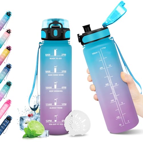 KollyKolla Botella Agua Niño 500ml, Botella de Agua...