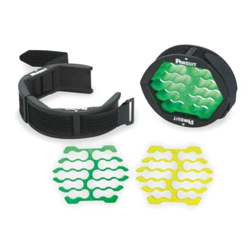 Panduit CBOT24K Tak-Ty Cable Organizing Tool Kit Manage Up to 24 Cables Includes Jacket Cover Hook & Loop Fastener 2 Organizing Inserts Compatible with Cat5e Cat6 Cat6A Cables Black