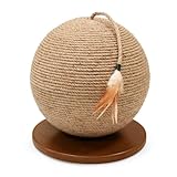 Prevue Pet Products Kitty Power Paws Sphere with Tassel Toy, Natural