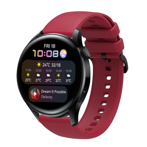 Image of 22mm Watch Strap Compatible with Samsung Watch,S Pro,Realme,Pro 4 Max,Ultra,Ultra 2,One Plus Boat Flash, Noise Colorfit Pulse Grand, Noise Colorfit Soft Silicone