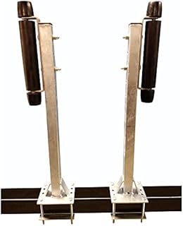 VeVe Inc. T-923-G; Pontoon Trailer Roller Guide-On, 1 Pair (Galvanized Finish)
