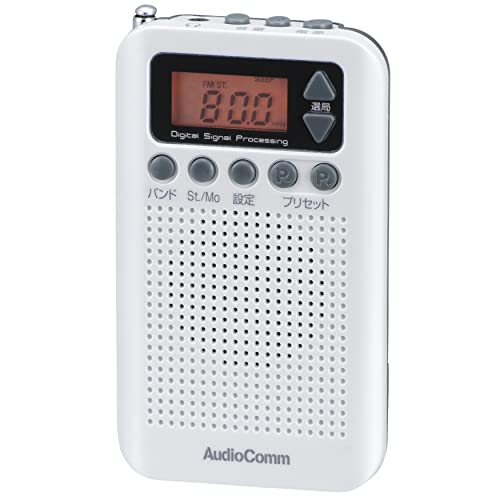 オーム電機 ラジオ AudioComm RAD-P350N-R [レッド] Amazon.co.jp: オーム(OHM) オーム電機 ラジオ AudioComm RAD