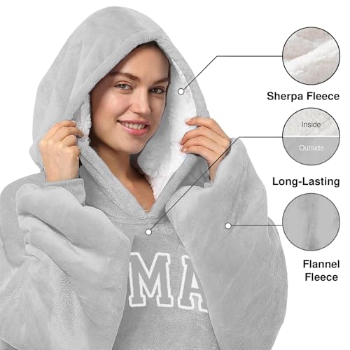 Couverture à capuche maman idéale pour les soirées canapé - 3