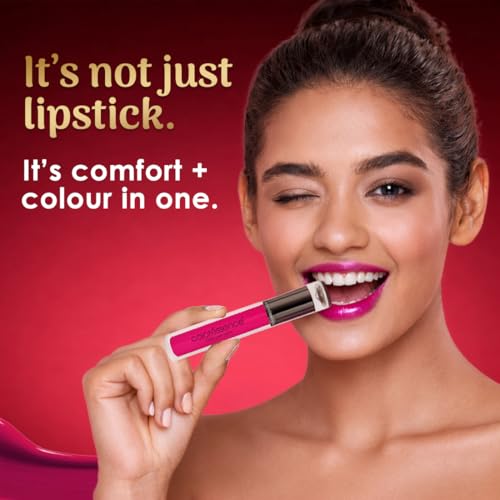 Image of Coloressence Festive Combo Combo Liquid Transfer Proof Lipstick Set of 3 x 4ml | Long Lasting | Matte Finish | Fadeproof | Highly Pigmented (Shades - Red Sangria, Pink Flame, Mulberry Silk)