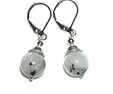 BLACK RUTILATED QUARTZ Earrings SEMI PRECIOUS GEMSTONE Metaphysical SPIRITUAL GROWTH CLEANSE AURA...