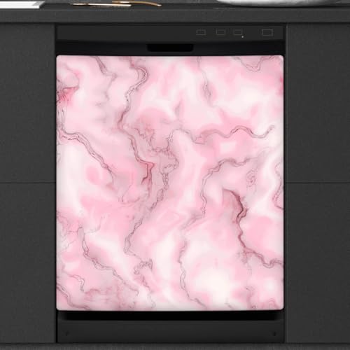 Cubierta magnética de mármol rosa para cocinas modernas y acogedoras