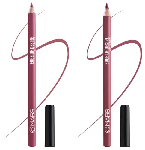 Image of MARS Matte Lip Liner One Swipe Smooth Long Lasting Lip Pencil (1.4gm) (09-STEAMY PINK) Matte Lip Liner One Swipe Smooth Long Lasting Lip Pencil (1.4gm) (19-BERRY SPLASH)