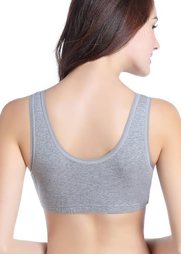 Image of CAKYE 3 Pack Maternity Nursing Sleep Bra Breastfeeding Cotton Bralette