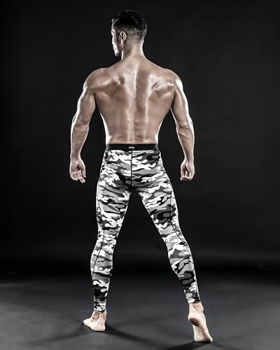Image of DRSKIN Men's Compression Pants (5 /4 /3 Pack) Quick Dry Tights Leggings Sports Baselayer Running Gym Workout