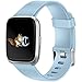 Wepro Band Compatible with Fitbit Versa 2 Bands for Women Men, Soft Band Compatible with Fitbit Versa Bands, Sport Waterproof Breathable Replacement Wristbands Strap for Versa Lite, Small, Turquoise