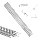 50 Stück Federstahldraht 2 mm Edelstahldraht Gerade Metall Federstahl Draht Biegbarer Metallstäbe für DIY Handarbeiten Geschenke Fahrrad-Speichen Modell Büroklammern Dekorationsherstellung(2mmx400mm)