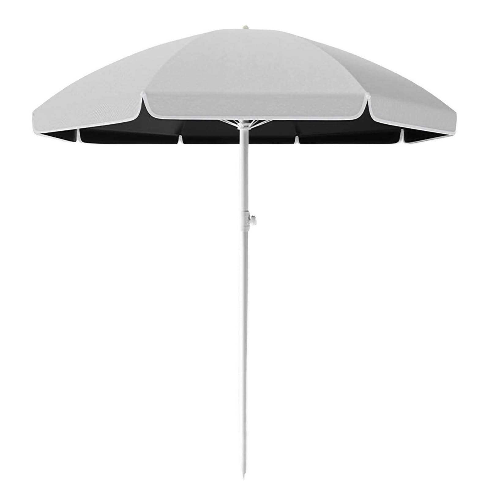 Housse de parasol 300cm à 8 baleines toile de rechange en polyester pour extérieur