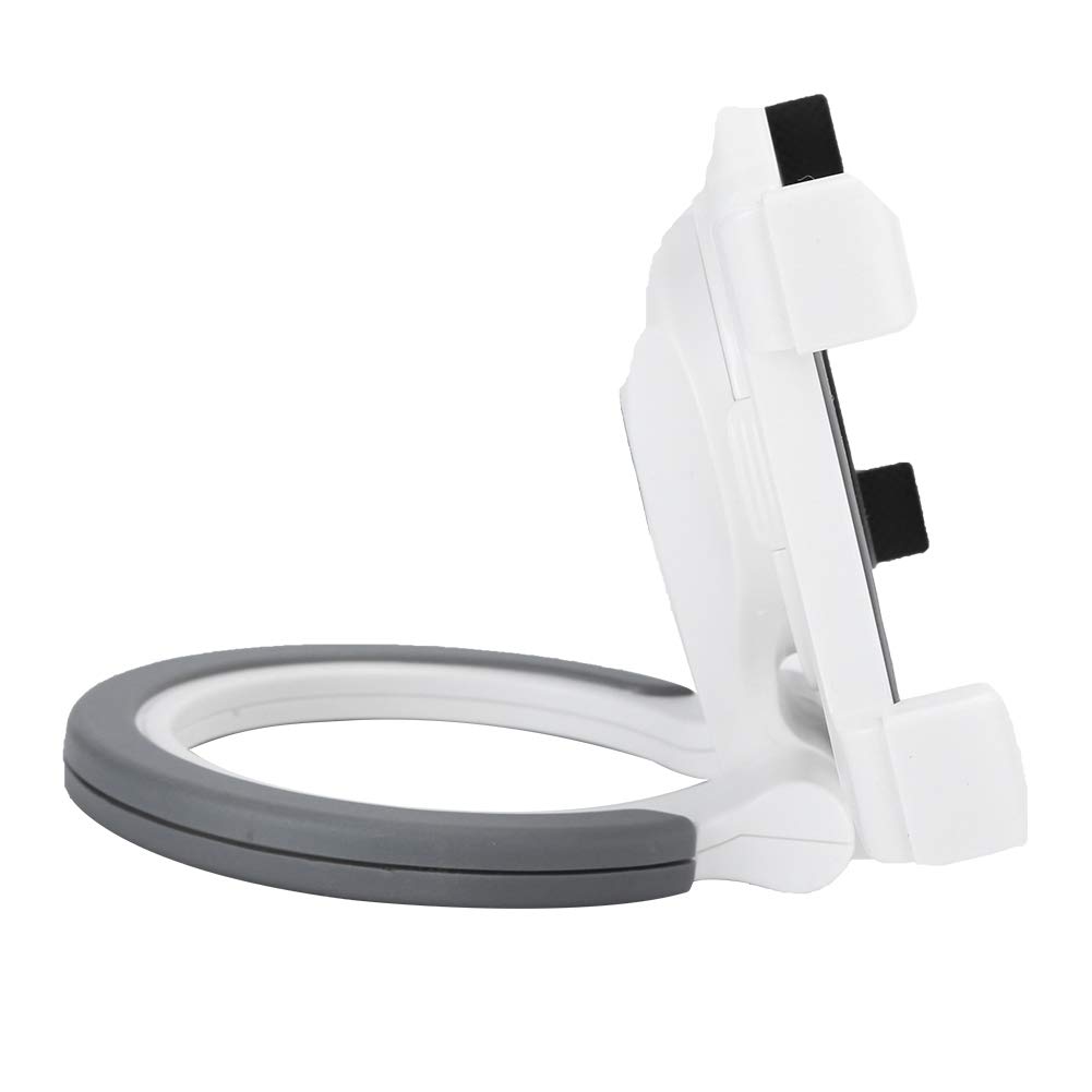 lyrlody Supporto da Tavolo per Tablet Supporto Universale per Tablet in Silicone ABS per Dispositivi da 7 a 10 Pollici con Impugnatura Espandibile con Anello Rotante a 360 Gradi per Uso da Bancone
