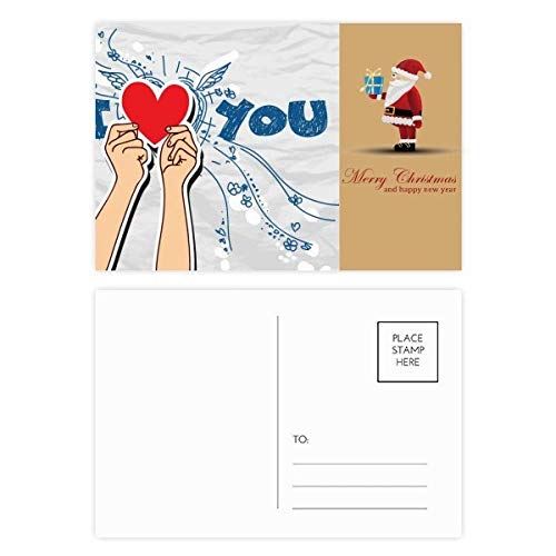 Cartes postales I Love You : le lot de 20 parfait pour accompagner vos cadeaux