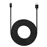 Micro USB Cable 15ft with 3A Fast Charging, Extra Long and Extremely Durable Nylon Braided Charger...