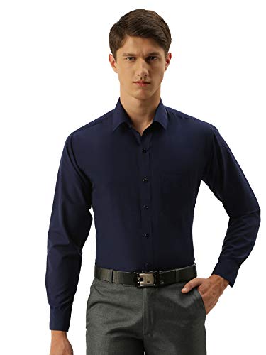 Image of English Navy Men Dress Shirt