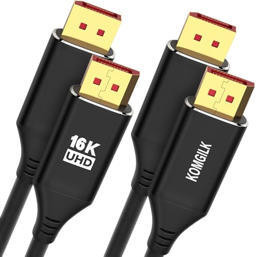 Cable DP 16K 10 pies paquete de 10 unidades monitor video displayport