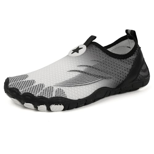 Breathable Barefoot Shoes for Women Men Athletic Wide Toe Waterproof Shoes Hiking Running Footwear with Non-Slip Sole