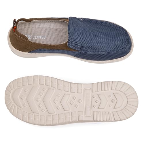 Men's Slip On Boat Shoes Casual Loafers Barefoot Slip-ons for Men Breathable Lightweight Walking Shoes Hands Free3