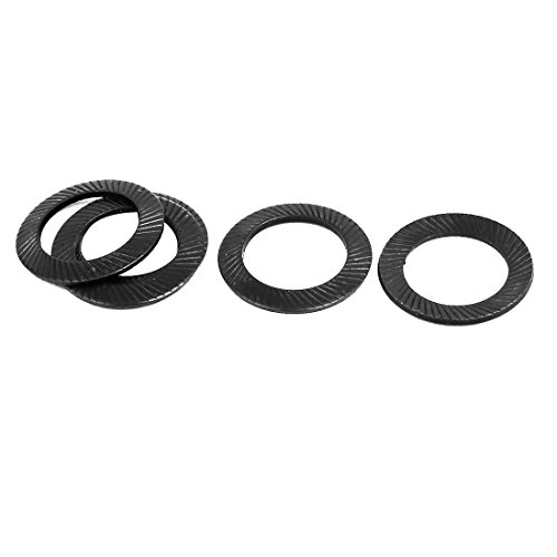Aexit 14mm Inner Quality Parts Dia 1.5mm Thickness Carbon Steel Wedge Locking Washer 5pcs Model:78as401qo581