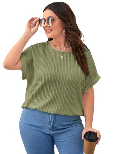 Image of Zilcon Womens Dressy Casual Business Work Tops Half Sleeve Boat Neck Jacquared Top for Women Formal, Casual, Office, Date, Outing, Party Tops