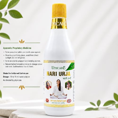 Image of Unicare Remedies Nari Urja Ayurvedic Herbal Tonic for Women | Supports Hormonal Balance, Menstrual Wellness, Energy & Immunity | Women's Health Supplement | Aids Digestion & Metabolism | 100% Natural Herbal Liquid
