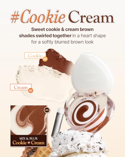 Image of dasique Souffle Rolling Pot #Cookie Cream | Soft Blur Lip & Cheek Balm | Lip & Cheek Balm | Soft Matte Finish | Lightweight Souffle Texture | Blurred Color Payoff | Korean Makeup | Vegan