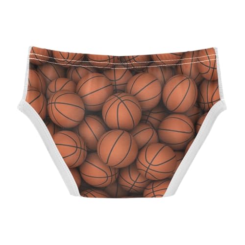 visesunny Boys Potty Training Underwear Basketball 3d Print Breathe Cotton Briefs Size 2T-8Y for Toddler2