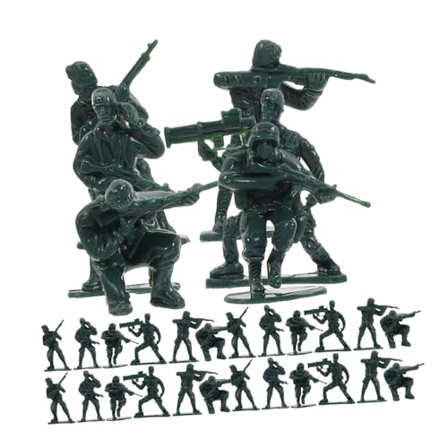 TOYANDONA 100 Piezas Figuras de acción Militares Juguetes Serie de Estudio cifra maqueta Miniatura wargame Mesa de Arena Figura de Personas Mesa de Arena Personas en Miniatura Abdominales