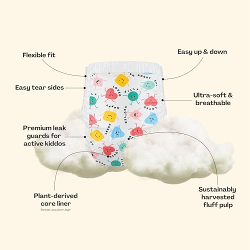 Image of Hello Bello Premium Training Pants 4T-5T, All About Feelings Design, 18ct Jumbo Pack (Pack of 4)