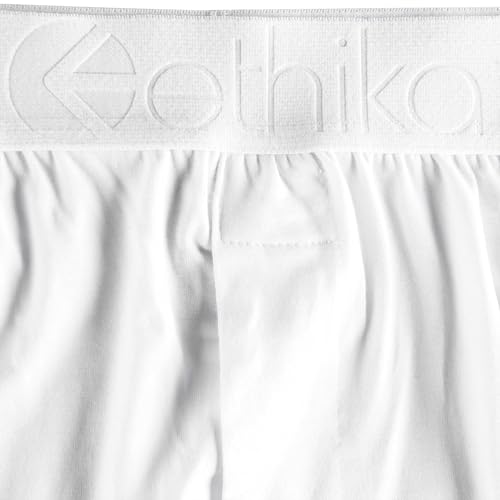 Ethika Mens Alternate Boxer Brief | *Solids* Premium Modal - White2