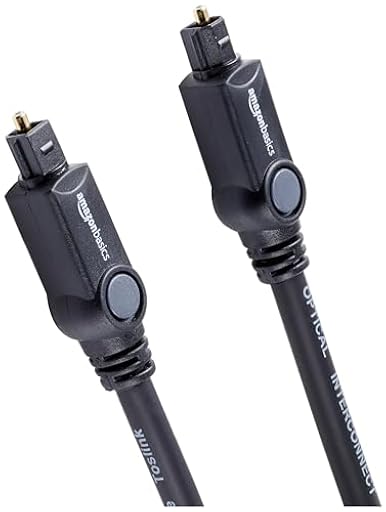 Amazon Basics Cable óptico de Audio Digital Toslink, Universal, 3 m, Negro | Ya disponible en tu tienda friki favorita! En mundofriki.es! Amazon Basics Cable óptico de Audio Digital Toslink, Universal, 3 m, Negro | Ya disponible en tu tienda friki favorita! En mundofriki.es!