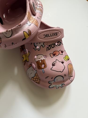 Kids Clogs for Boys & Girls – Fun Pattern, Lightweight Waterproof Slip-On Sandals with Backstrap – Toddler Shoes for Indoor & Outdoor Play4