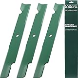 UDC Parts 60 Inch Mower Blades Replacement for Bad Boy Hustler Exmark Gravely Toro Dixie Chopper Ariens/High Lift Mulching 3 Pack / 038-2007-00 038-6050-00 038-6002-00 30227-60 30227-60V 103-0301-S