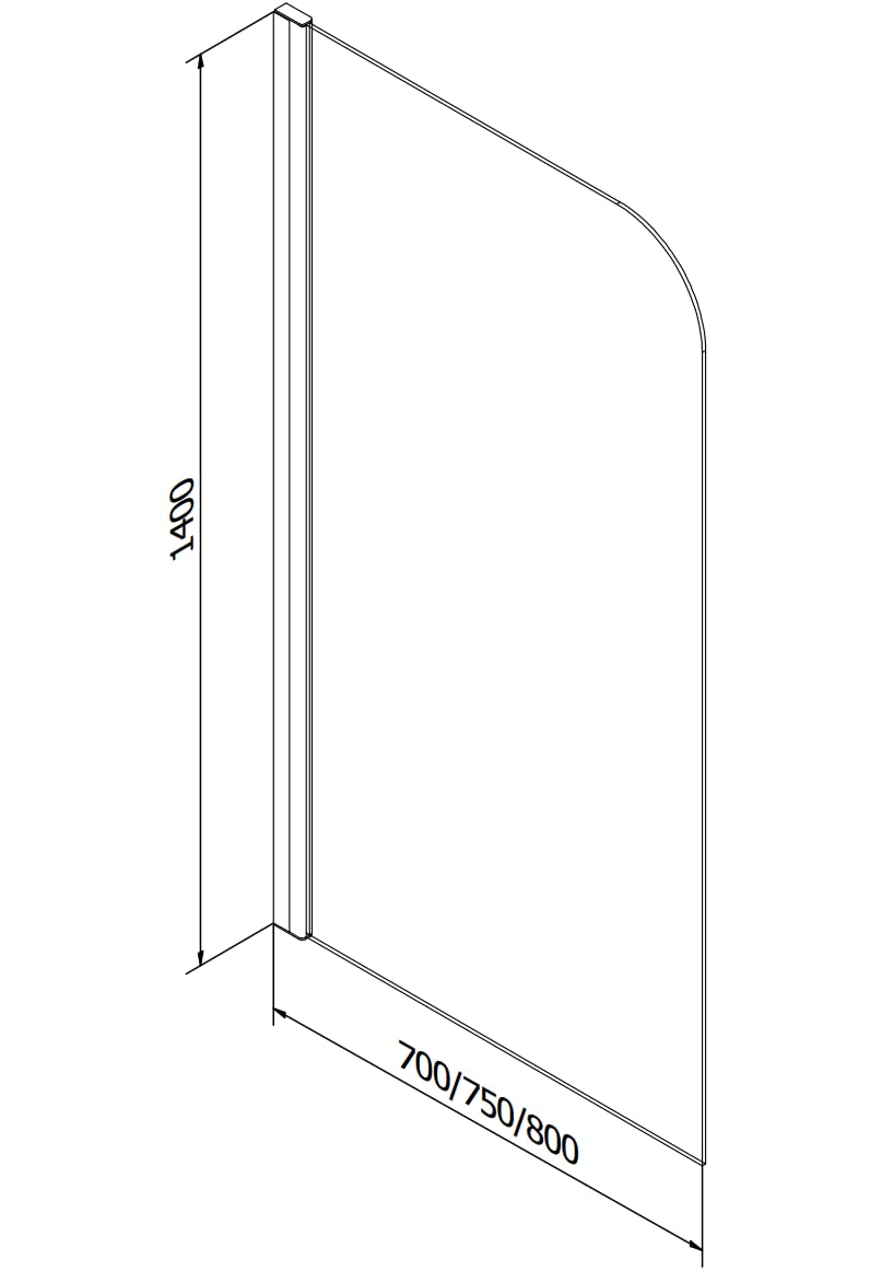 Mexen Rox - Parete doccia a 2 ante, porta scorrevole, 170 + 80 x 150 cm