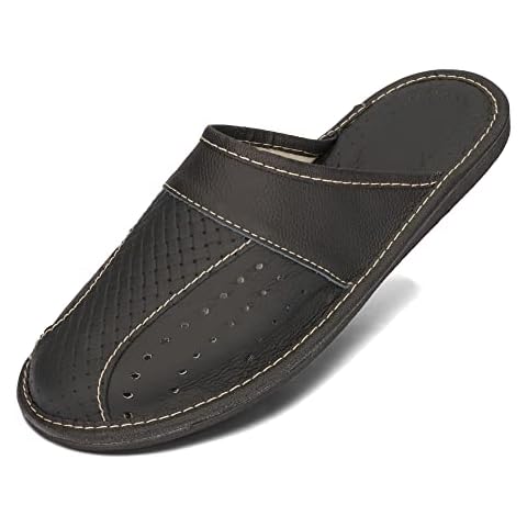 Pantoufles BeComfy en cuir Cover