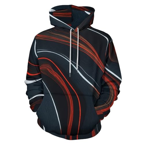 Sweat à capuche homme noir coupe pullover pour éviter le froid