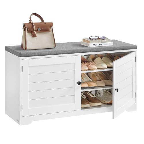 VASAGLE Banco Zapatero de 3