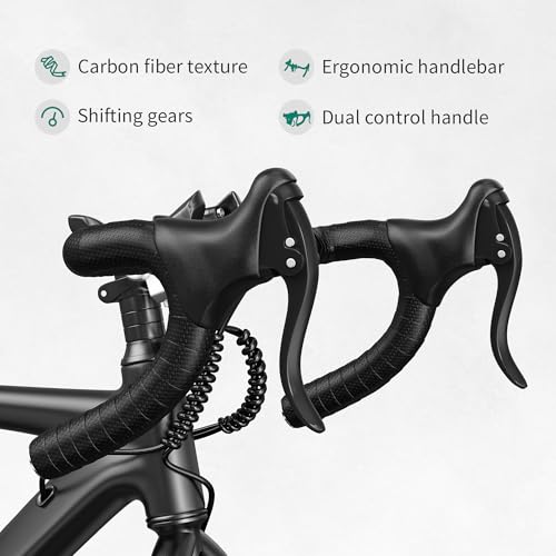 YITAHOME 700C Road Bike, 21 Speed Commuter Bicycle for Men