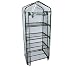 ShelterLogic 23" x 17" x 57" GrowIT 4-Tier Mini Grow House Outdoor or Backyard Easy Assembly Portable Greenhouse, Translucent