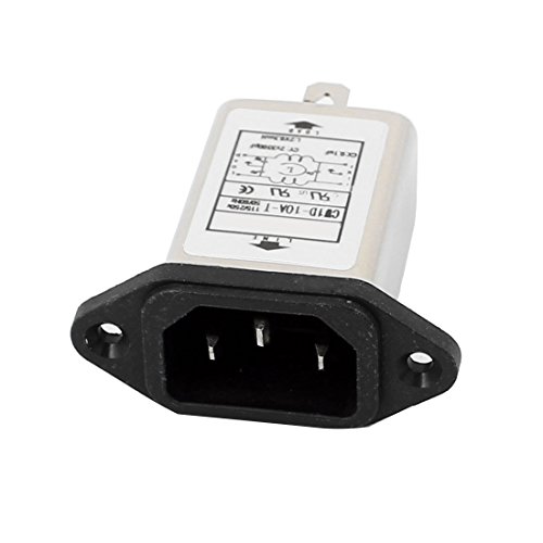 Image of sourcing map AC 115V-250V 10A CW1D-T(03) IEC Connector Integrative Filter AC Power Noise Filter