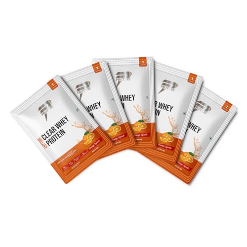 Image of Protyze Anytime Clear Whey Protein (5 Servings, Orange Squash)